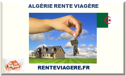 ALGÉRIE RENTE VIAGÈRE