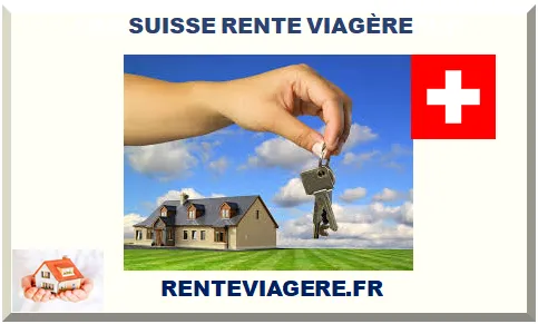SUISSE RENTE VIAGÈRE 2025